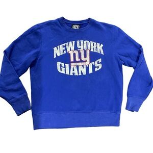 New York Giants Woman’s Large Blue Crewneck Sweatshirt